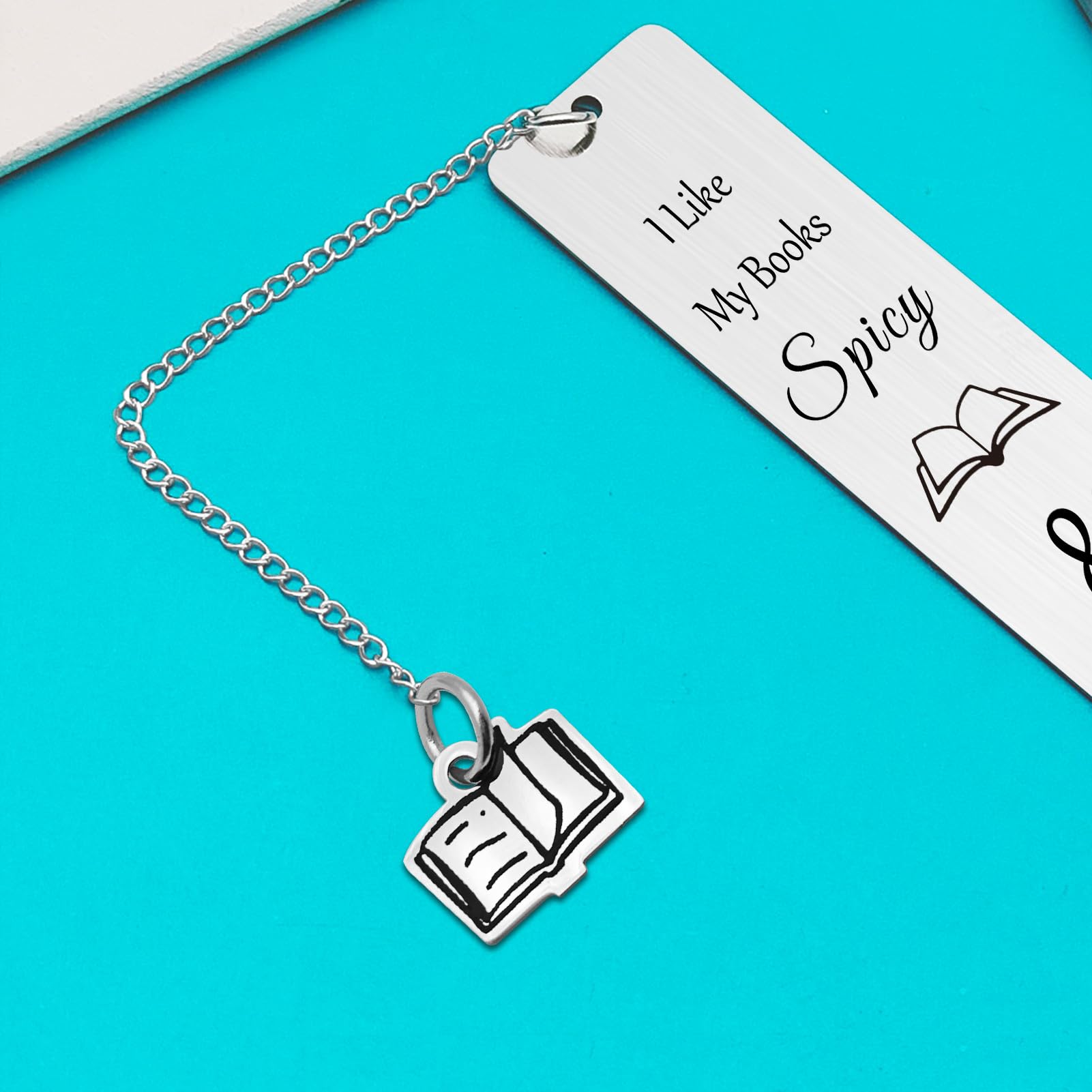 Spicy Bookmark Gifts for Reading Women Coffee Lovers Gift Ideas for Readers Book Marks for Book Lovers Bookish Librarian Book Club Gift Birthday Christmas Friendship Gifts for Women