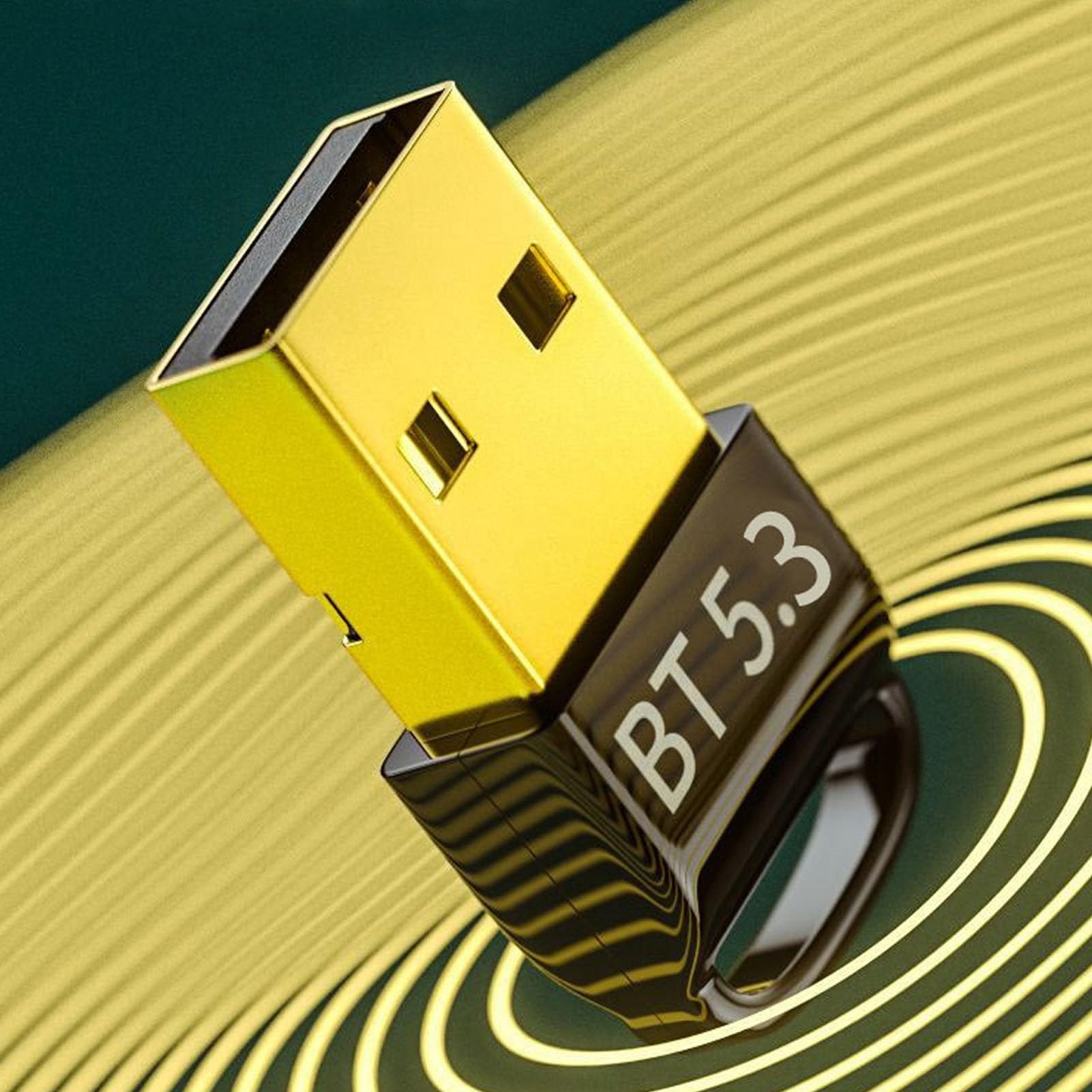 5.3 Adaptador Bluetooth para PC de Escritorio, Transmisor del Teclado Receptor de Dongle USB para Sonido Bluetooth, Teléfono Celular, Mouse y Teclado