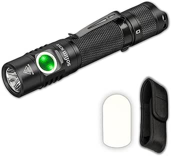 Tactical Flashlight Rechargeable Flashlights High Lumens - Sofirn SC33 Super Bright Flashlight 5200 Lumens, Powerful Flashlight High Powered, Waterproof LED Flashlights For Home Camping Outdoor Work