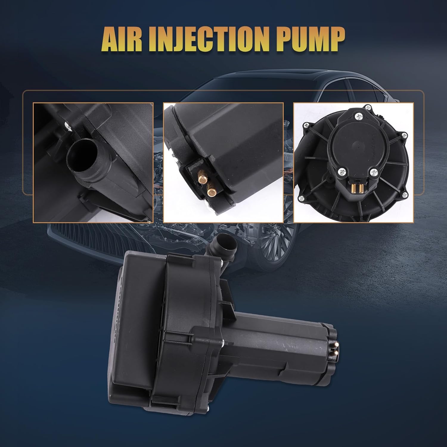 Secondary Air Injection Smog Pump 0001403785 Fit for Chrysler Crossfire 2004-2008 3.2L V6 Aftermarket Part Replace OE A0001403785