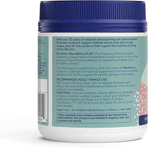 Miniatura 2 de Biostime Suplemento de inositol para la fertilidad mamabiótica y la concepción  Ácido fólico, zinc, selenio, hierro, vitaminas  Suplemento PCOS