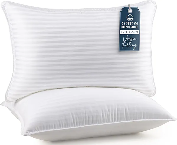 Utopia Bedding Bed Pillows for Sleeping King Size (White), Set of 2, Cooling Hotel Quality, for Back, Stomach or Side Sleepers