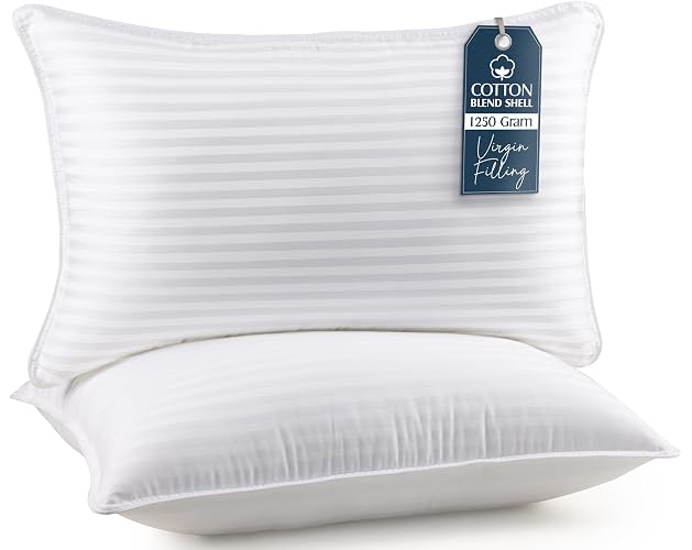 Utopia Bedding Bed Pillows for Sleeping King Size (White), Set of 2, Cooling Hotel Quality, for Back, Stomach or Side Sleepers - White - King (Pack of 2)