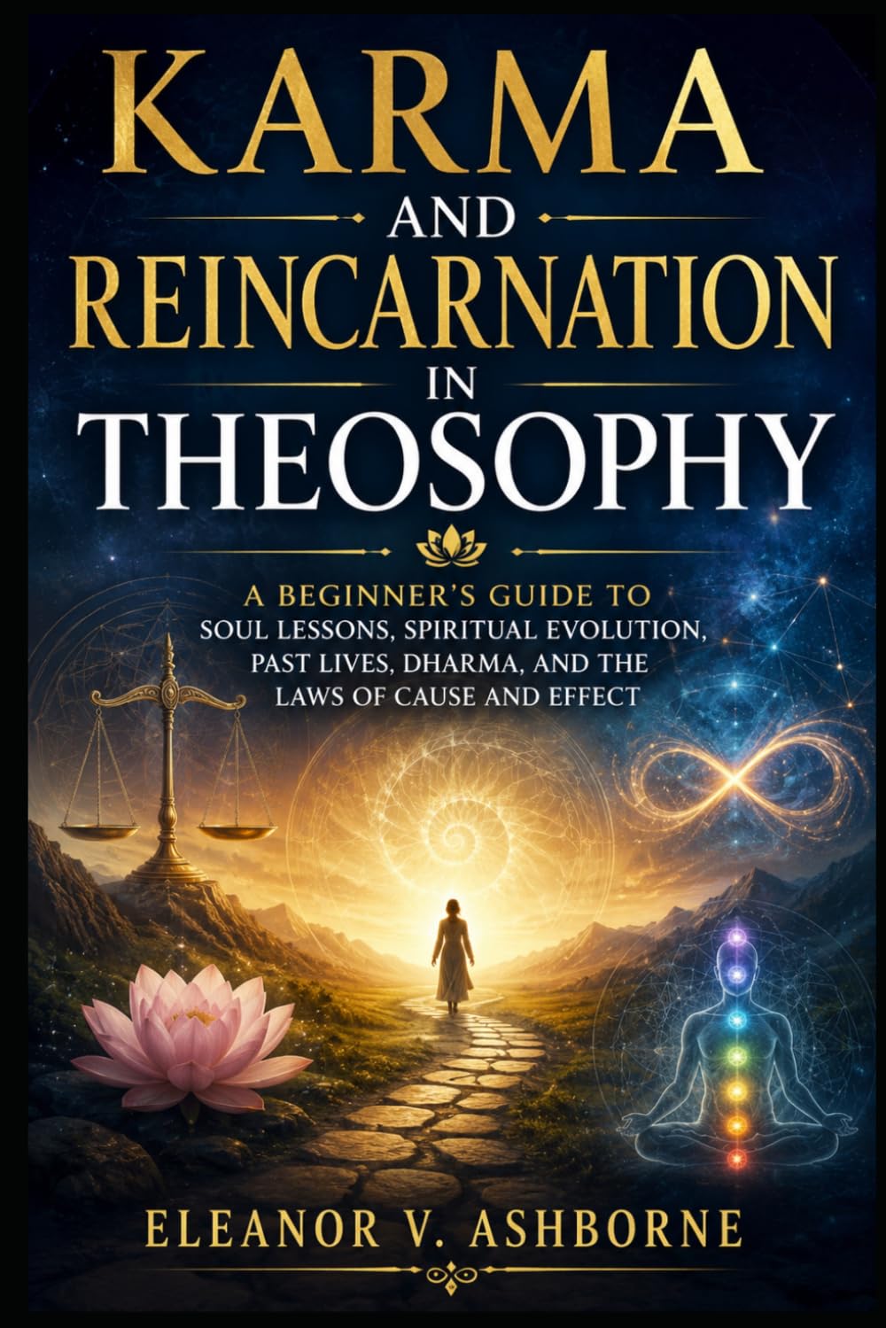 Karma and Reincarnation in Theosophy: A Beginner’s Guide to Soul Lessons, Spiritual Evolution, Past Lives, Dharma, and the Laws of Cause and Effect (The Ancient Wisdom Made Simple Series)