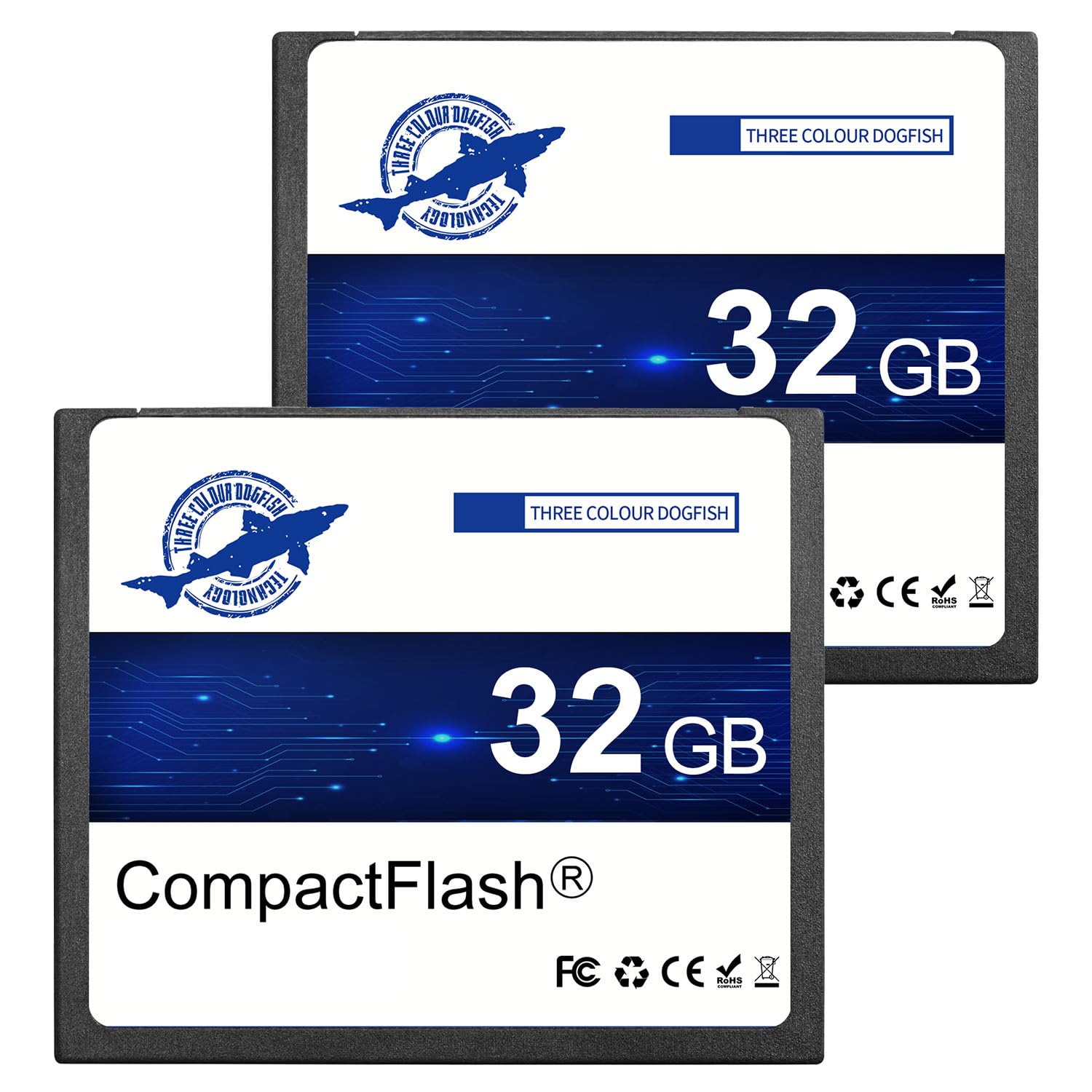 Dogfish kompaktowa karta pamięci flash 32 GB 2PACK 400X karta CF do profesjonalnej fotografii
