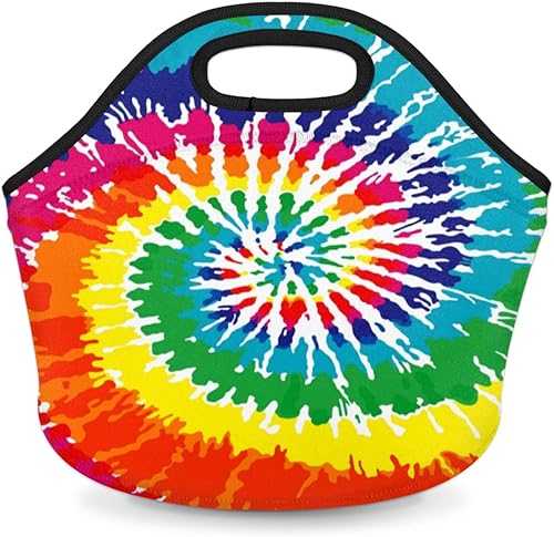 Miniatura 8 de Bolsa de almuerzo con estampado de perro para niños, bolsa de almuerzo de neopreno aislada, reutilizable, impermeable, organizador de preparación de