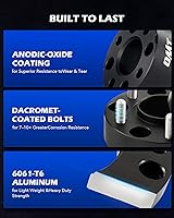 Vista 5 de Orion Motor Tech Espaciadores de rueda de 4 x 4, espaciadores de ruedas para carrito de golf compatibles con EZGO EZ GO Golf Cart Club Car ATV