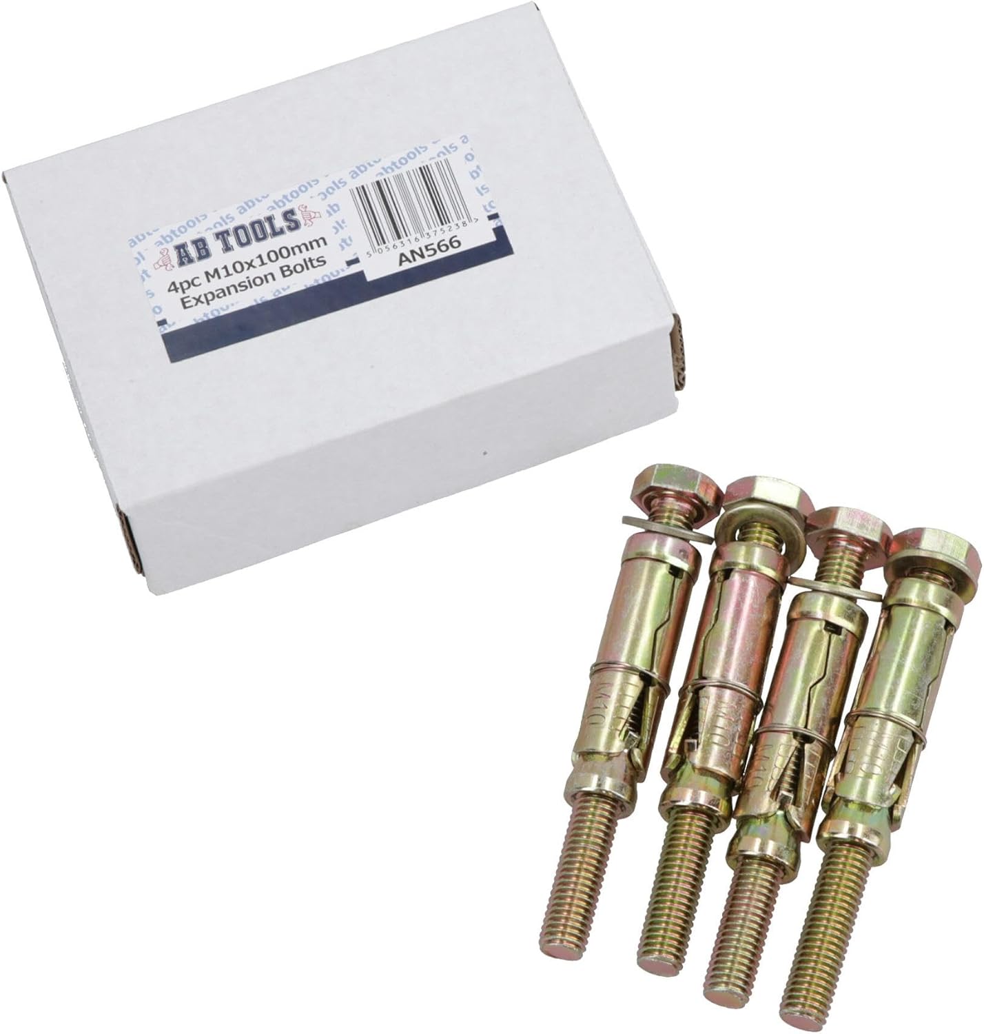 M10 10mm x 100mm Expansion Rawl Bolt for Masonry Sleeve Anchors Fastener 40pk