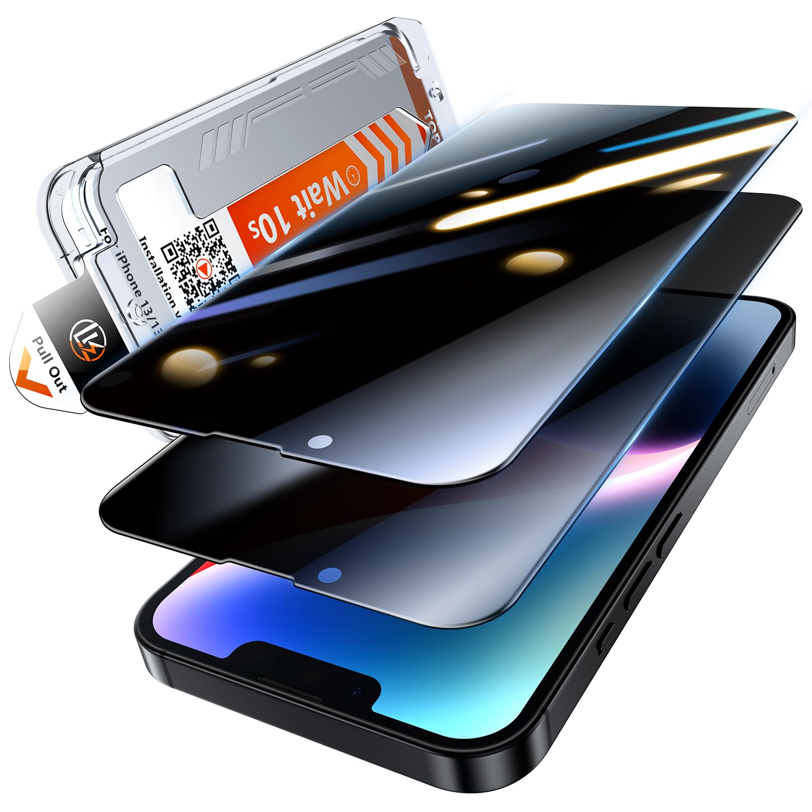 3x Protections D'écran En Verre Trempé Pour IPhone 13/13 Pro Max - Anti-traces, Facile à Poser