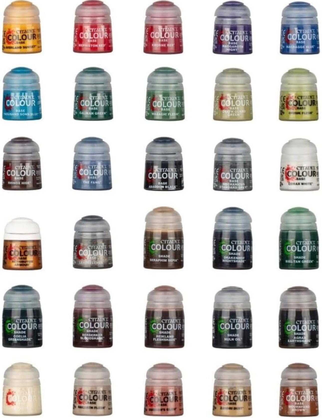 BATTLE READY SET OF CITADEL PAINTS