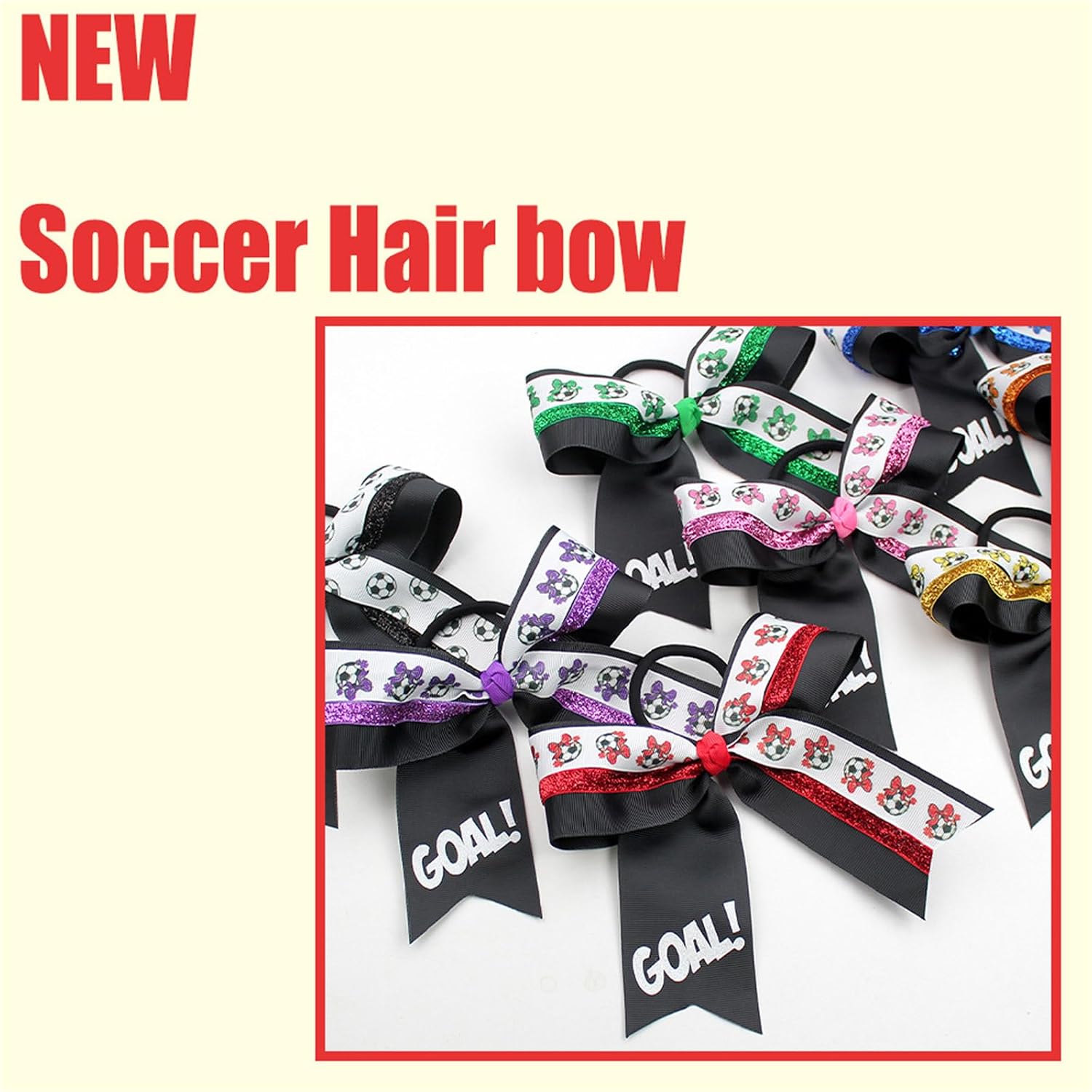 10PCS Sport Fabric Hair Bowknots, Party Styling, A