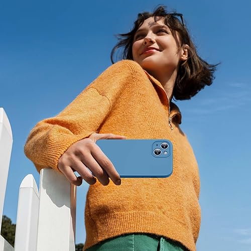 Miniatura 497 de Miracase - Funda diseñada para iPhone 11 con protector de pantalla, funda de goma de silicona líquida, protección total contra caídas y a prueba