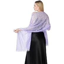 Shawls and Wraps for Evening Dresses Lace Scarfs for Women Pashmina Wedding Formal Shawl