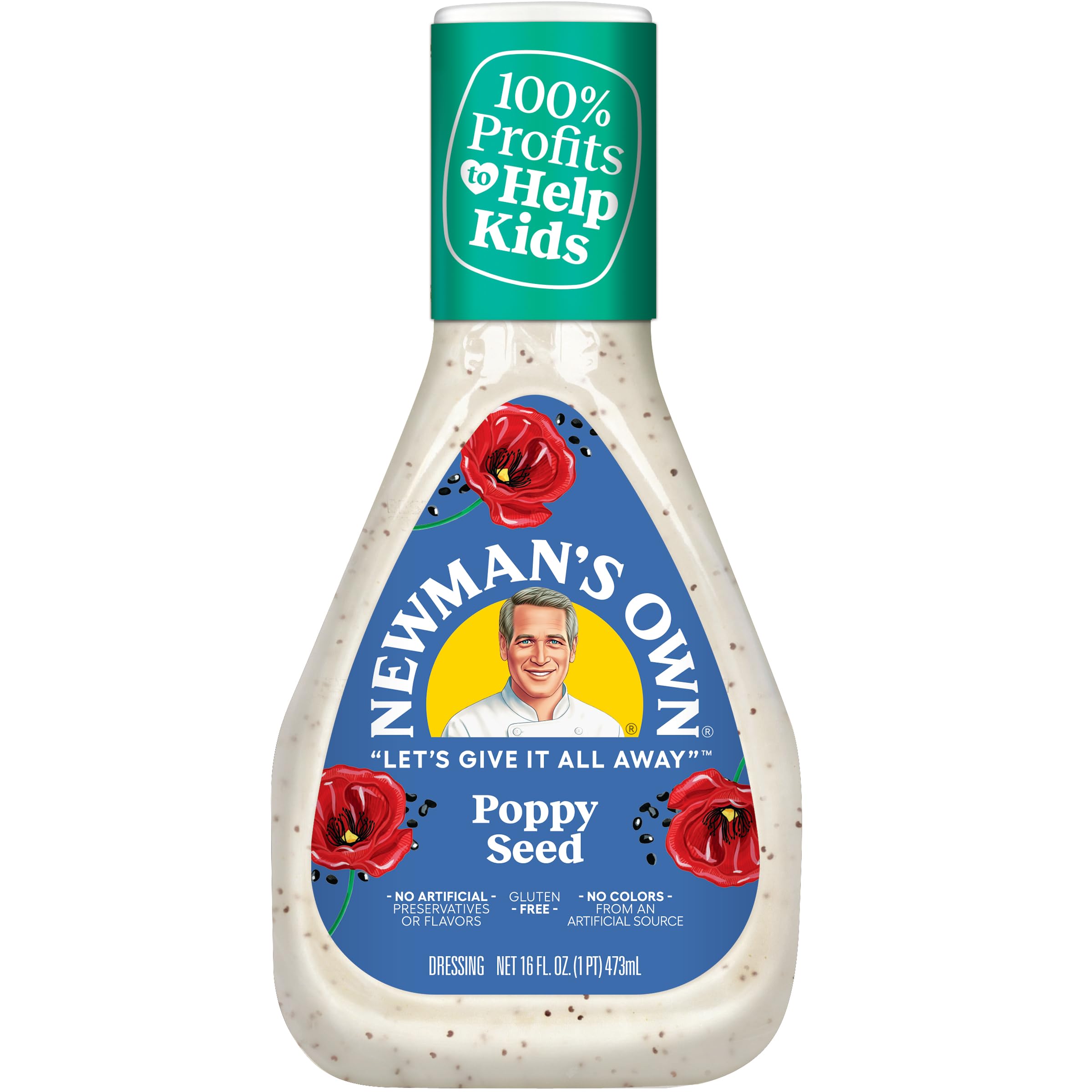 Newman's Own Poppy Seed Salad Dressing, 16 oz