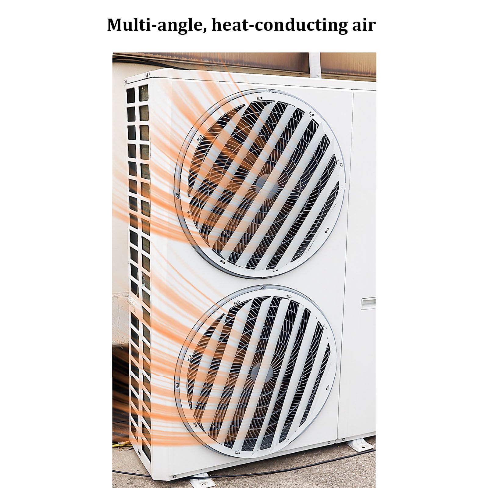 Copertura Universale per condizionatore d'Aria - Deflettore Esterno per condizionatori, Protezione del compressore, Recinzione, Pompa di Calore, Schermo Antivento per unità.