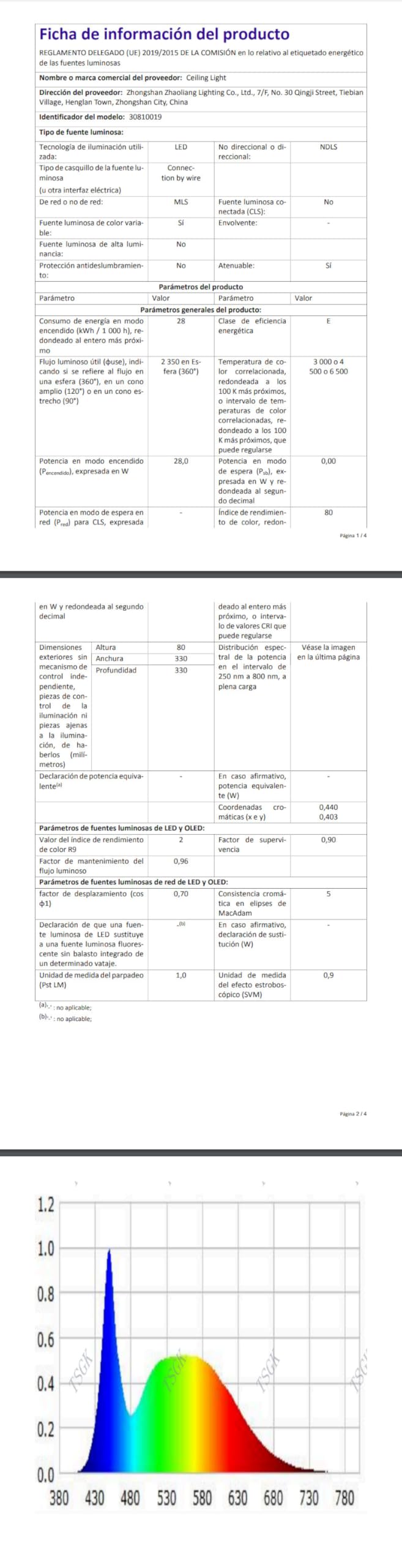 Lámpara de Techo LED 28W Regulable 3000K-6500K | Moderna Lámpara de Araña de Techo con Control Remoto Cromada para Sala de Estar, Pasillo, Estudio