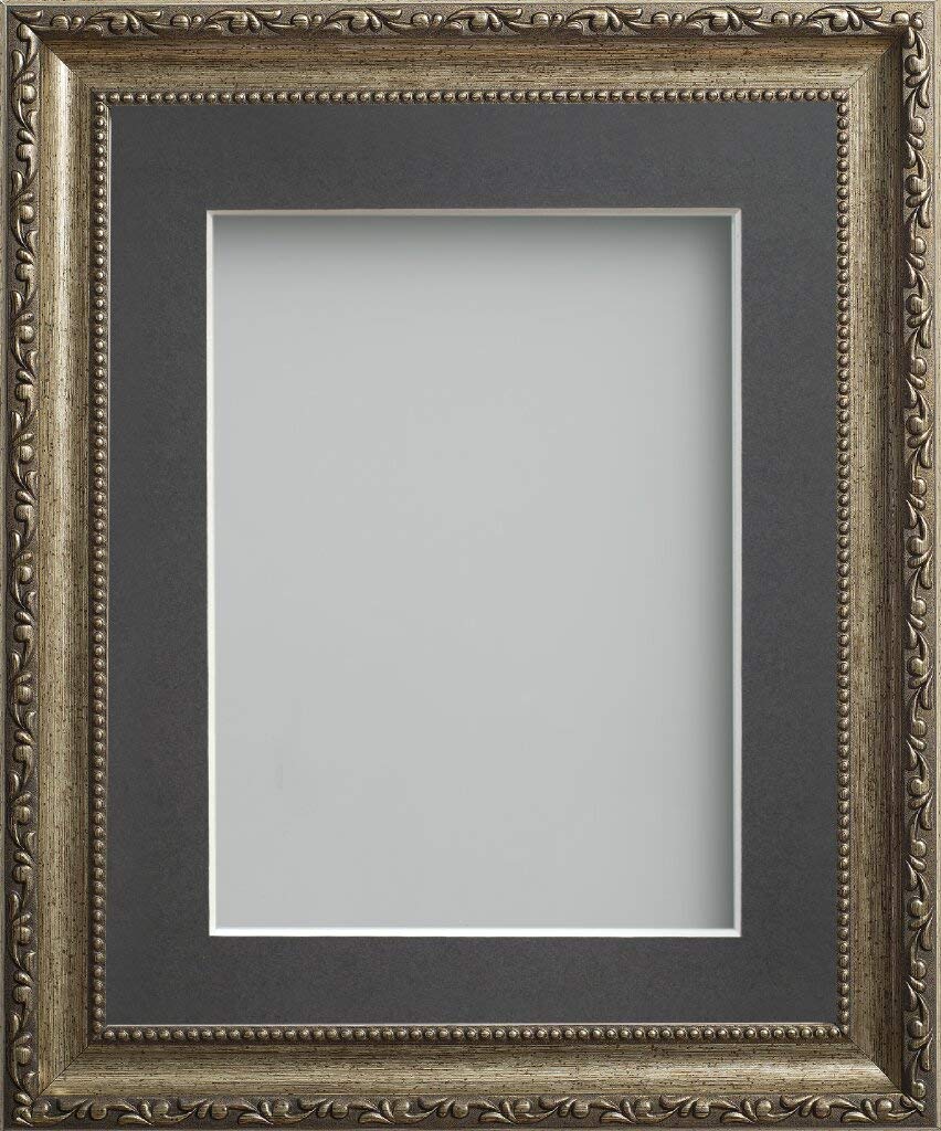Frame Company Brompton Bronze A2 Frame With Grey Mount for Image A3 *Choice of sizes* Fitted with Perspex