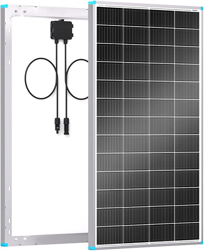 200 Watt Solar Panel N-Type, 25% High Efficiency Solar Panel | 200W Solar Panel 16BB for RV Roof Boat Camping Van Trailer Cabin Home Off-Grid, IP67, Ideal for 12V/24V Battery Systems