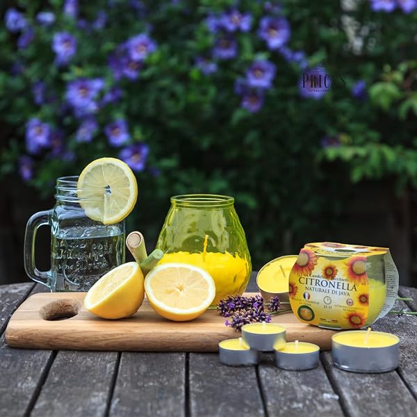 A pack of Price's Citronella Tealights, ready to create a welcoming outdoor atmosphere.