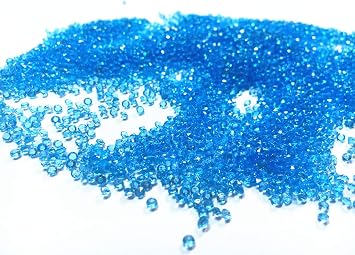 2.5mm Acrylic Color Faux Round Diamond Crystals Treasure Gems for Table Scatters, Vase Fillers, Event, Wedding, Arts & Crafts 10000 pcs Light Blue