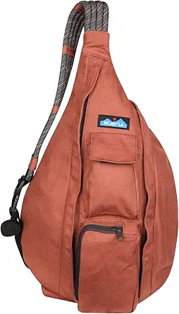 KAVU Original Rope Bag Sling Pack with Adjustable Rope Shoulder Strap