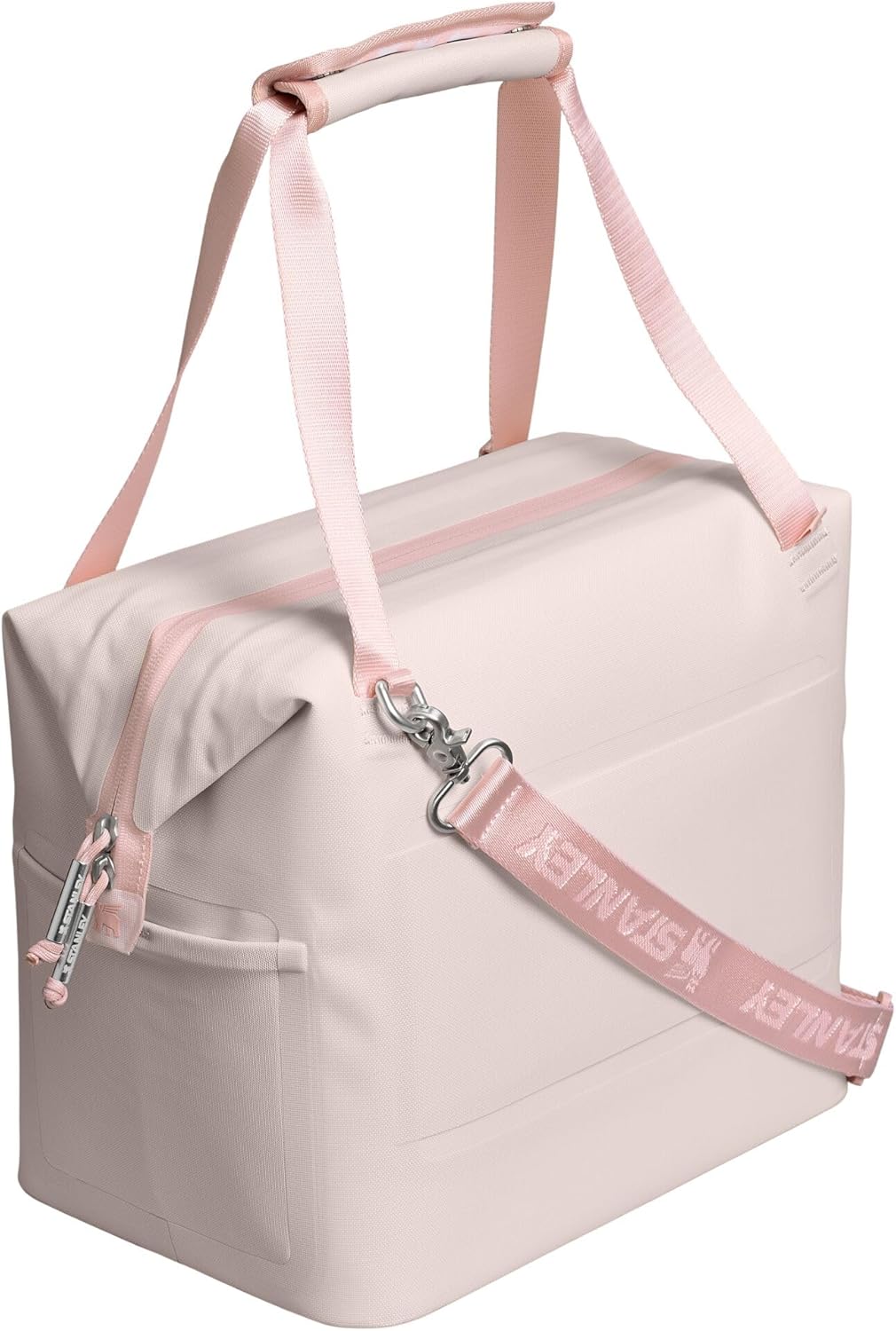 Stanley All Day Julienne Soft Cooler Bag and Lunch Box | Insulated Travel Bag with Zipper | BPA-Free Rose Quartz Midi