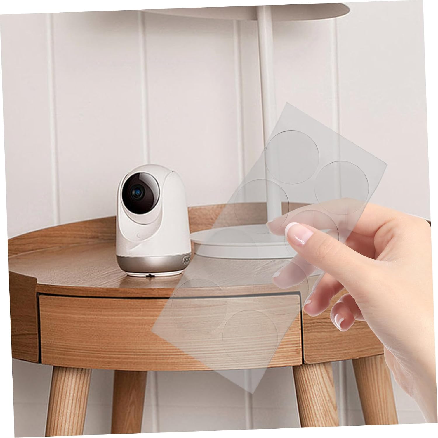 80pcs Tabletop Bumper Spacers Non-Slip Adhesive Glass Pad for Furniture Edges Counter Top Spacer