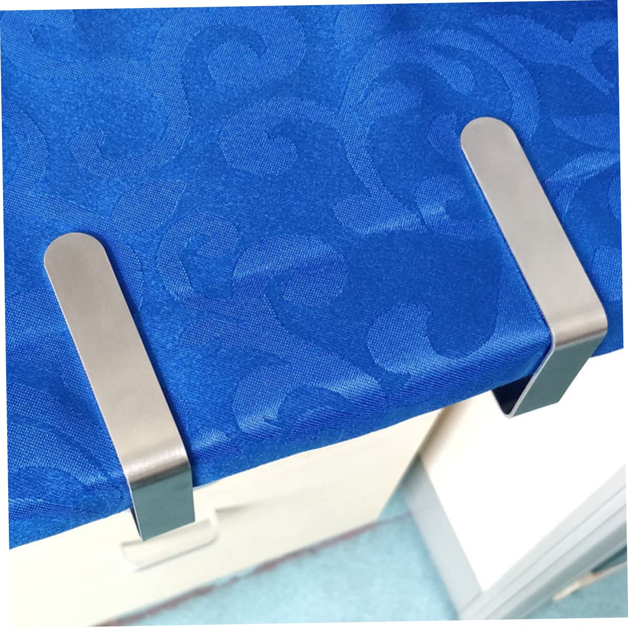 MAGICLULU 12 Pezzi Clip Fermatovaglia in Acciaio Inossidabile Regolabili, Resistenti e Sicure Contro Vento, per Tovaglie da Tavola in Campeggio e Ristoranti