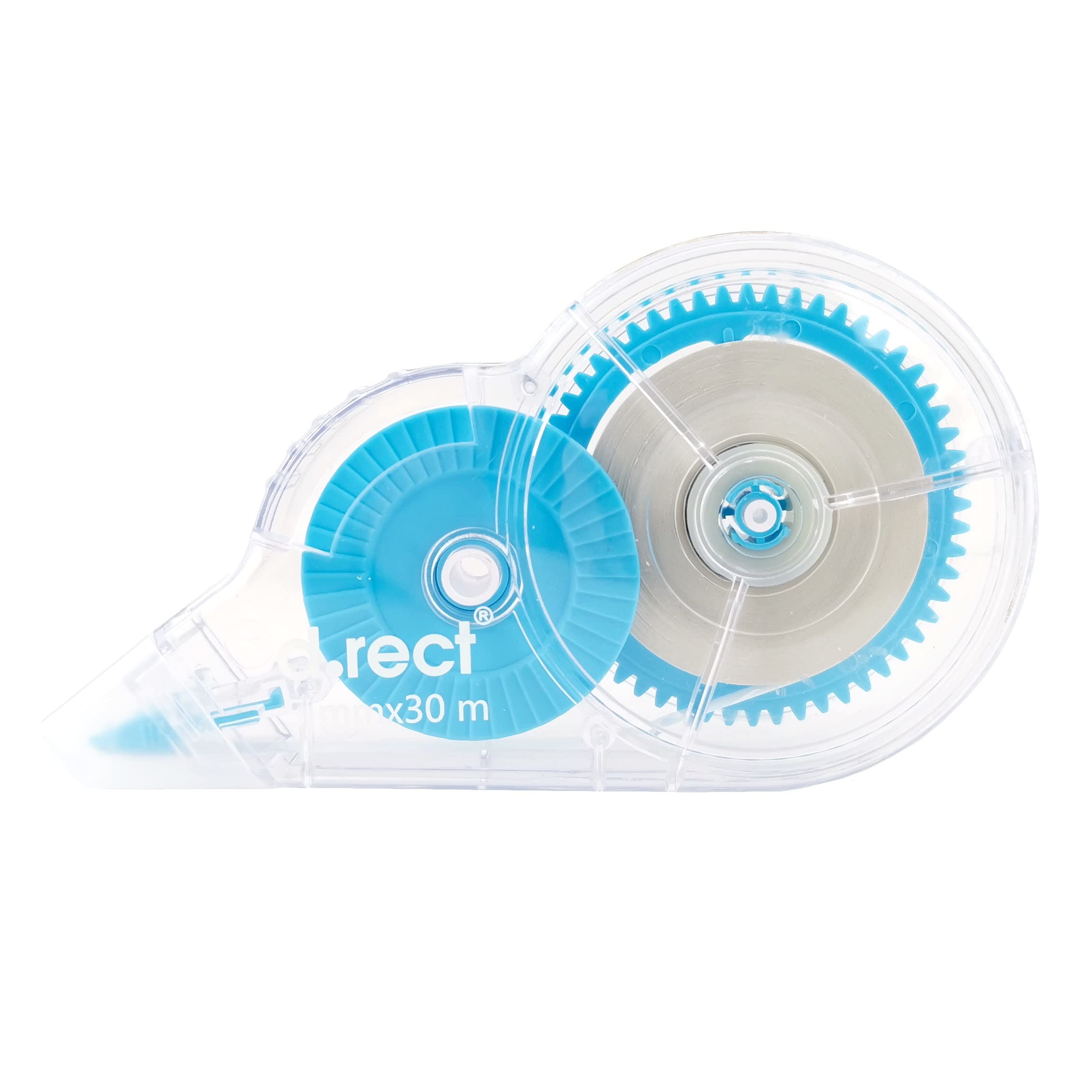 D.RECT - Correction roller with tape protection cap, shape of mouse, for school and office, efficient and precise - 5 mm x 30 m