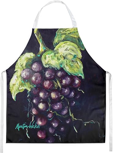 Caroline's Treasures MW1263APRON Martins - Delantal de uvas para cocinar, hornear, manualidades, jardinería para adultos, mujeres y hombres, unisex, disponible en Yaxa Guatemala