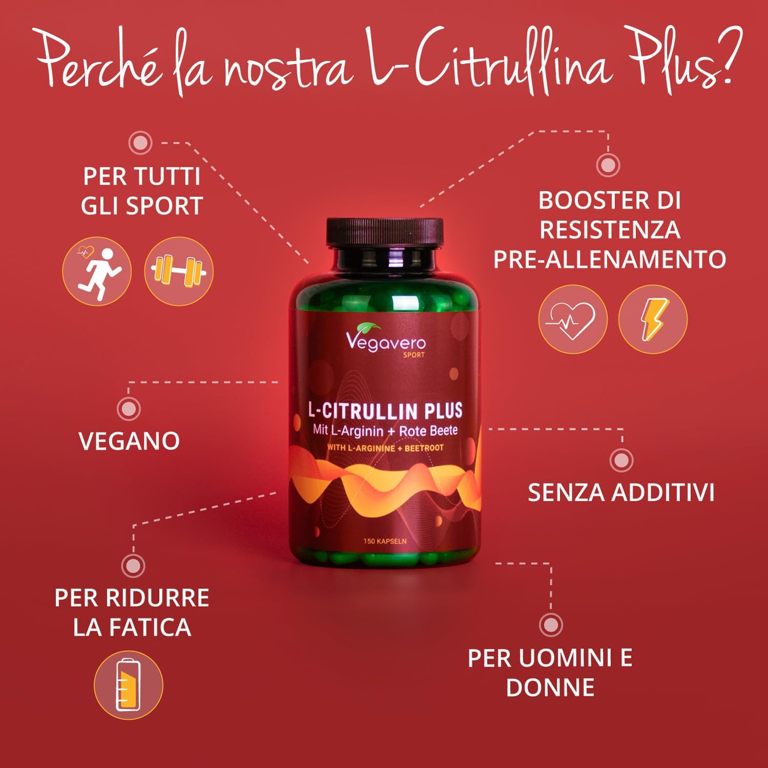 Vegavero L-Citrullina + L-Arginina | 2946 mg di Citrullina M... 6 71aYAJch1mL. AC SL1500