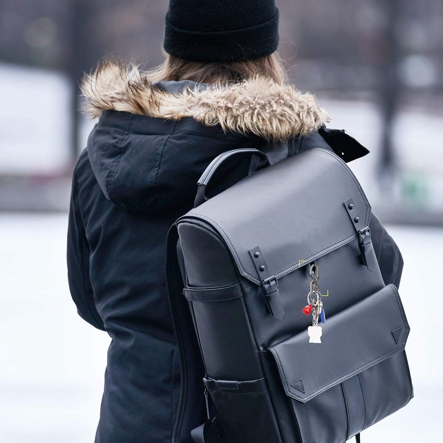 Titanium Keychain, Multifunctional Carabiner Clip Key chain Heavy Duty Car Key Organizer with Bottle Opener - Image 6