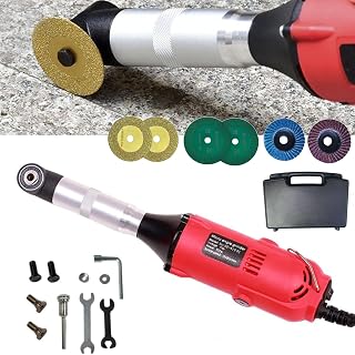 Tile Seam Cleaning Machine with 90° Angle and 6 Adjustable Speeds for Polishing, Engraving, and Floor Seam Cleaning