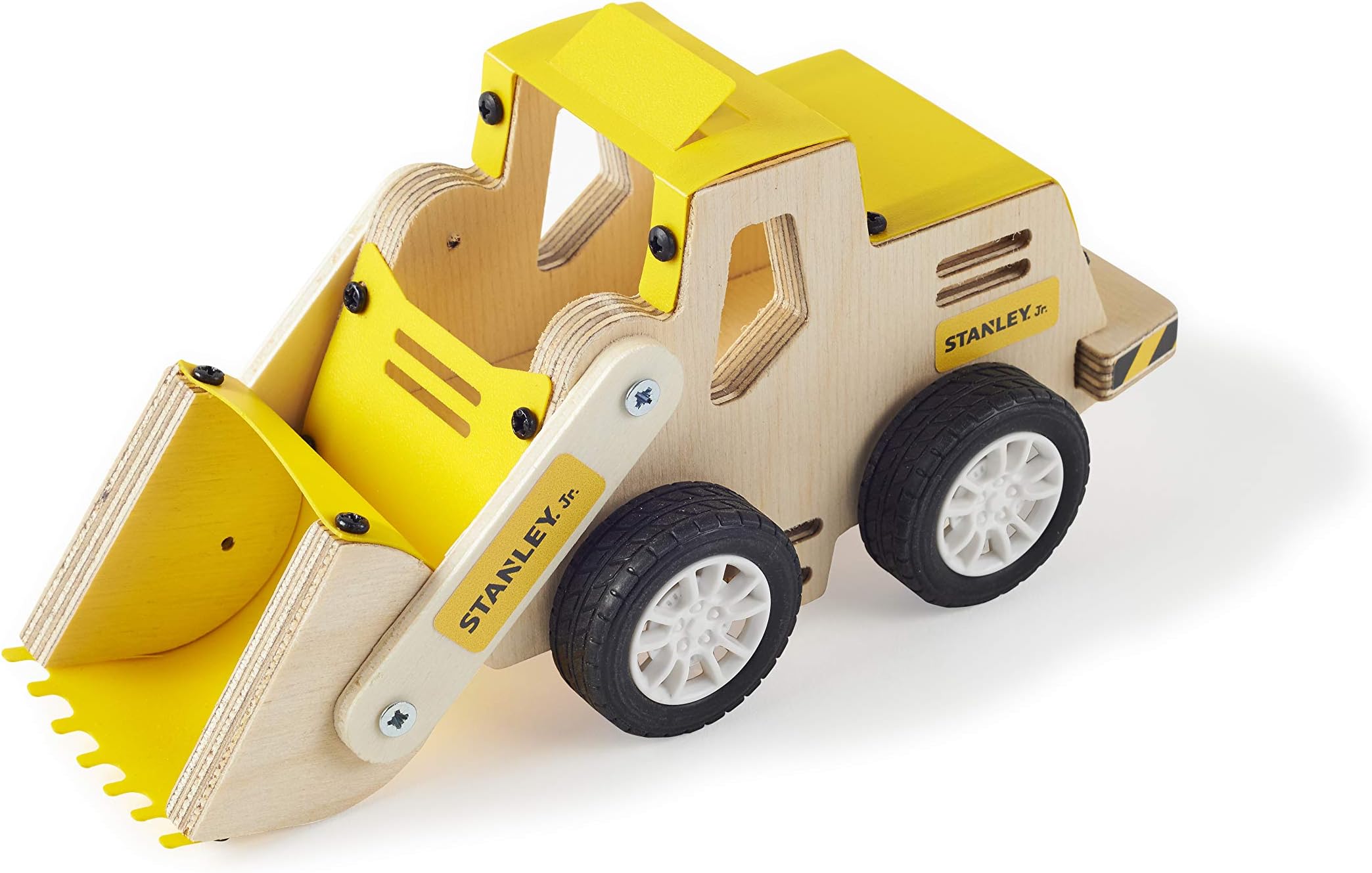Stanley Jr.Front Loader Kit Medium Wood Building Kits Ages 5+ (OK032-Sy)