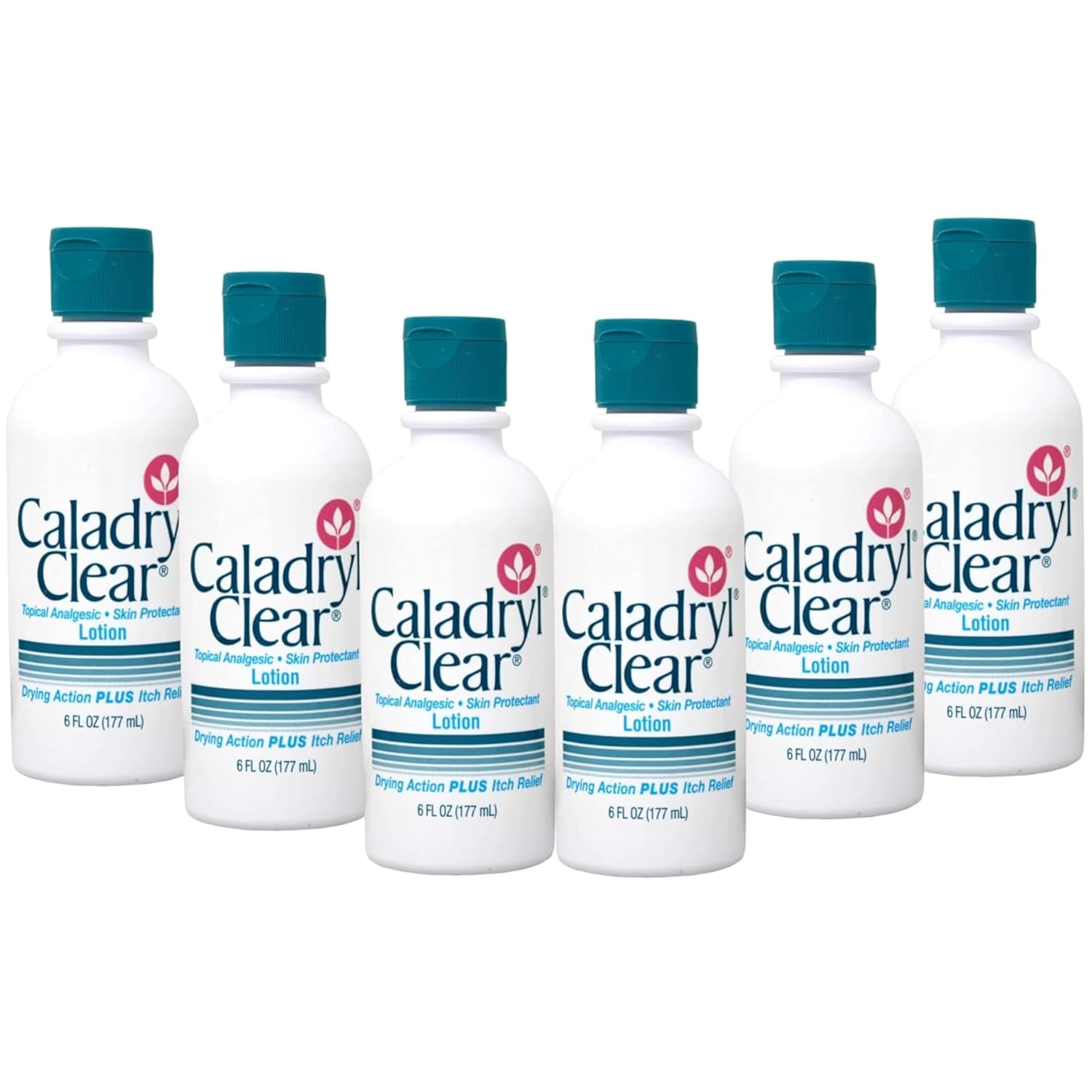 Caladryl Clear Skin Protectant Lotion - 6 OZ, Pack of 5