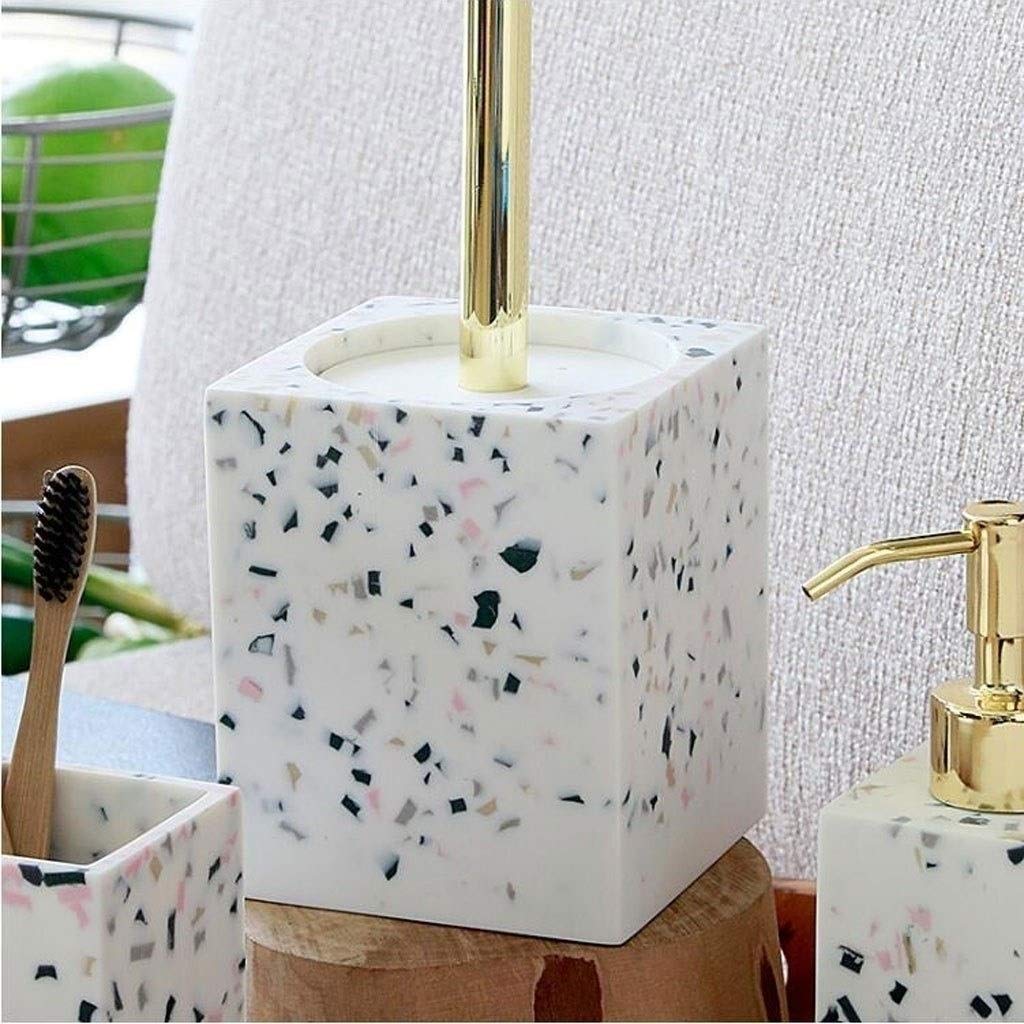 Escobilla Baño/Escobilla y Portaescobillas de Baño Resina creativa WC Sistemas de cepillo, escobillas de inodoro y soportes for suelo WC Cepillo de limpieza de cepillo del tocador Escobillas de Baño/E