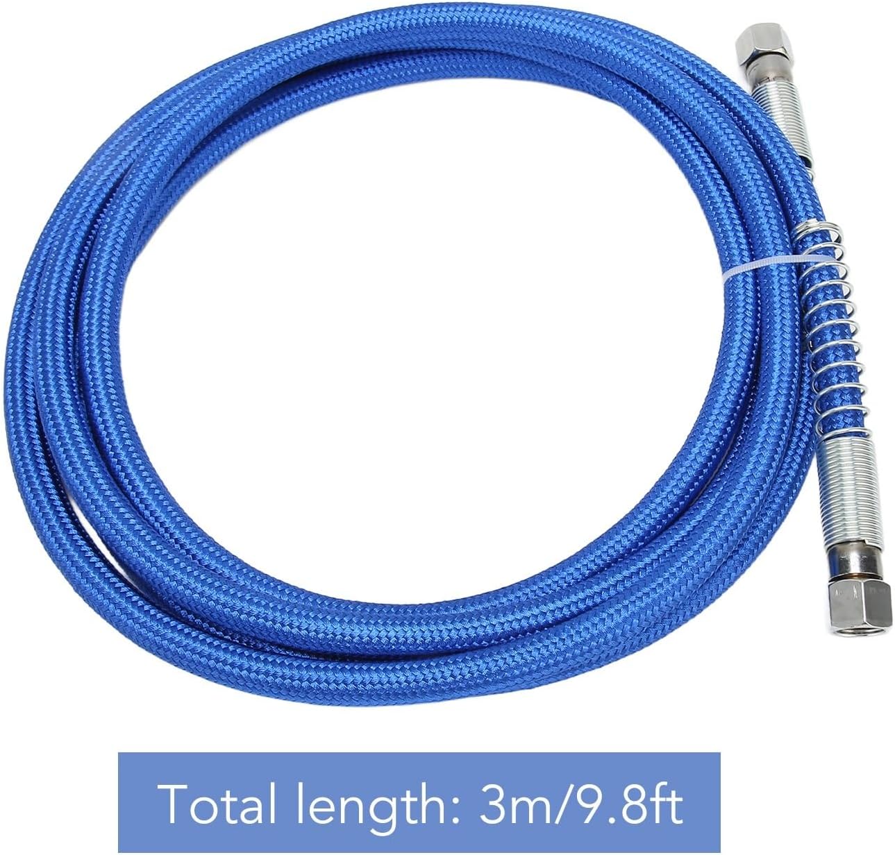 Blue Silicone Rubber Steam Hose 9.8ft for Steam Iron Accessories