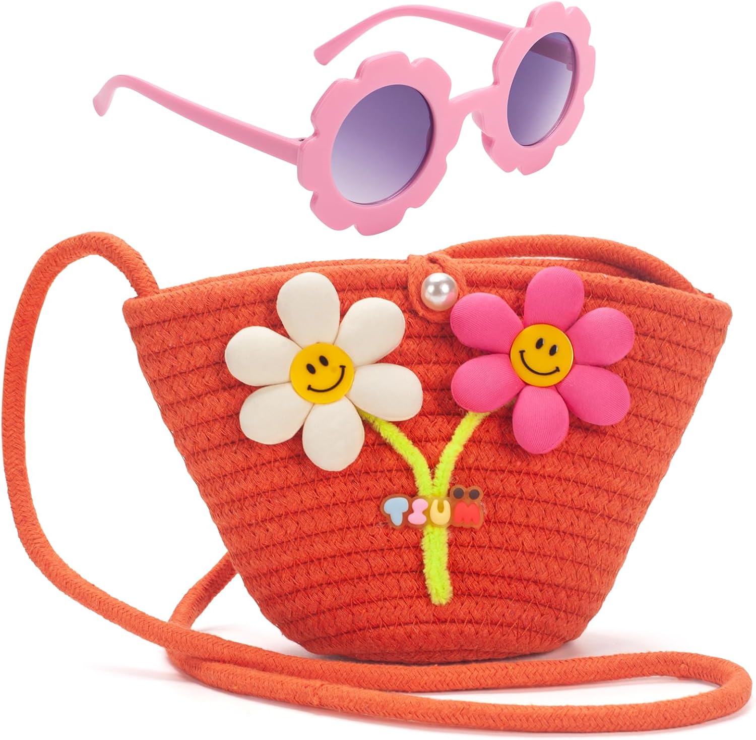 LJCTULY Toddler Flower Purse & Sunglasses Set Deal: Save 50% at Amazon