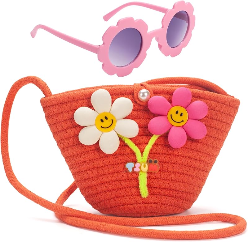 LJCTULY Toddler Flower Purse & Sunglasses Set just $6.49 at Amazon