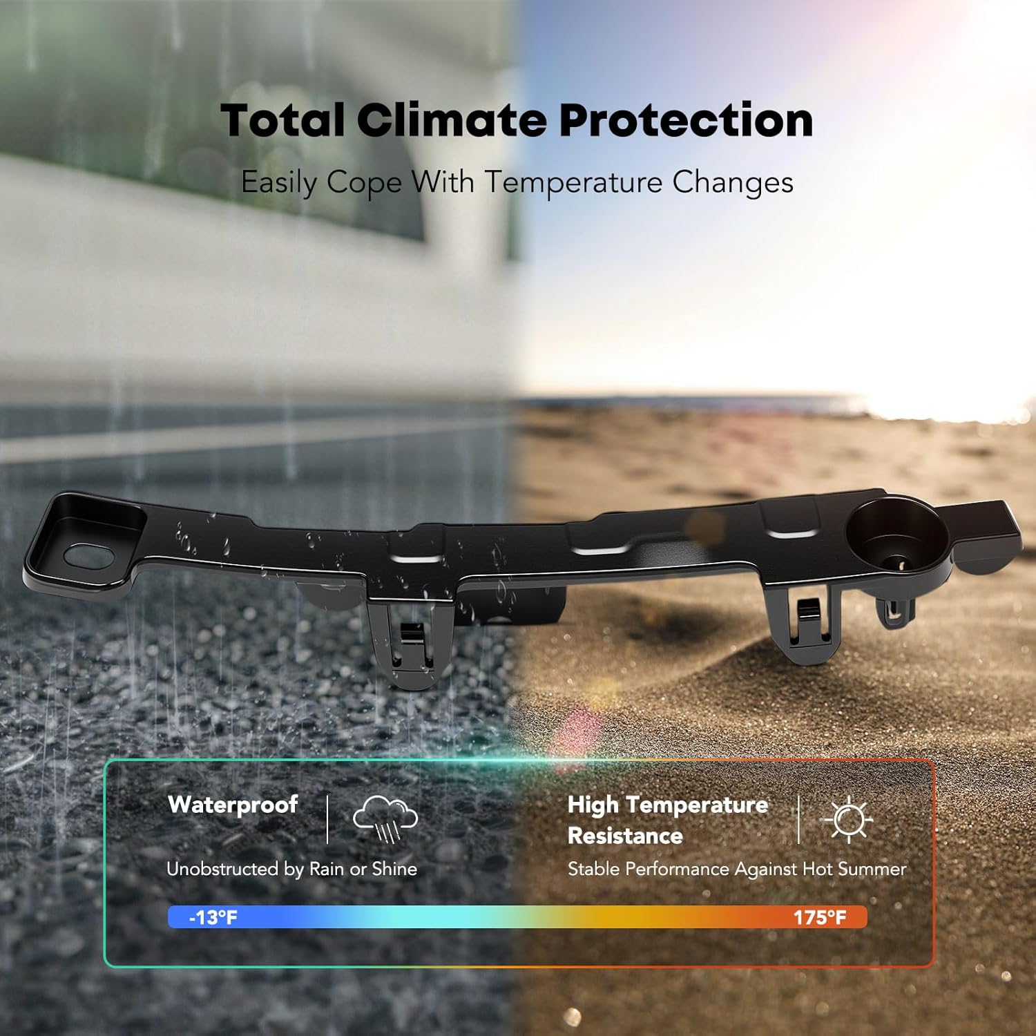 YHTAUTO Front Left Driver Side Bumper Face Bar Bracket Compatible with Toyota C-HR 2018-2022, Turkey Built Vehicle, Bumper Bracket