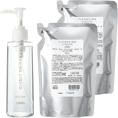 オルビス(ORBIS) クレンジングリキッド ボトル入り1点+詰替2点セット 計450ｍL
