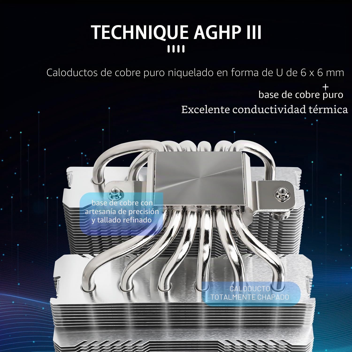Thermalright Peerless Assassin 120 SE Enfriador de aire de CPU, 6 tubos de calor, ventilador doble PWM 120mm, AGHP, para AMD AM4 AM5/ Intel 1150/1151/1200/1700