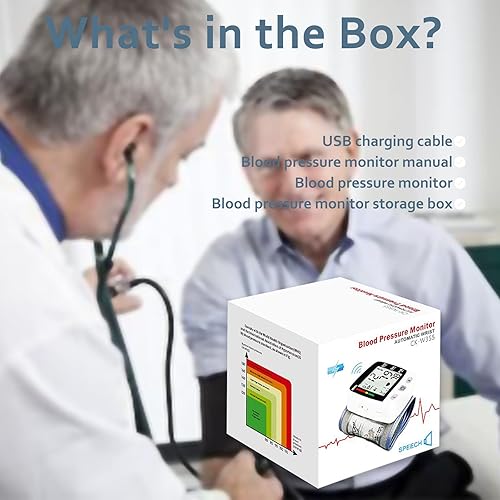 Miniatura 7 de Monitor de presión arterial, detector de latidos cardíacos irregulares, monitor automático de presión arterial de 90 x 2, memoria de lectura y