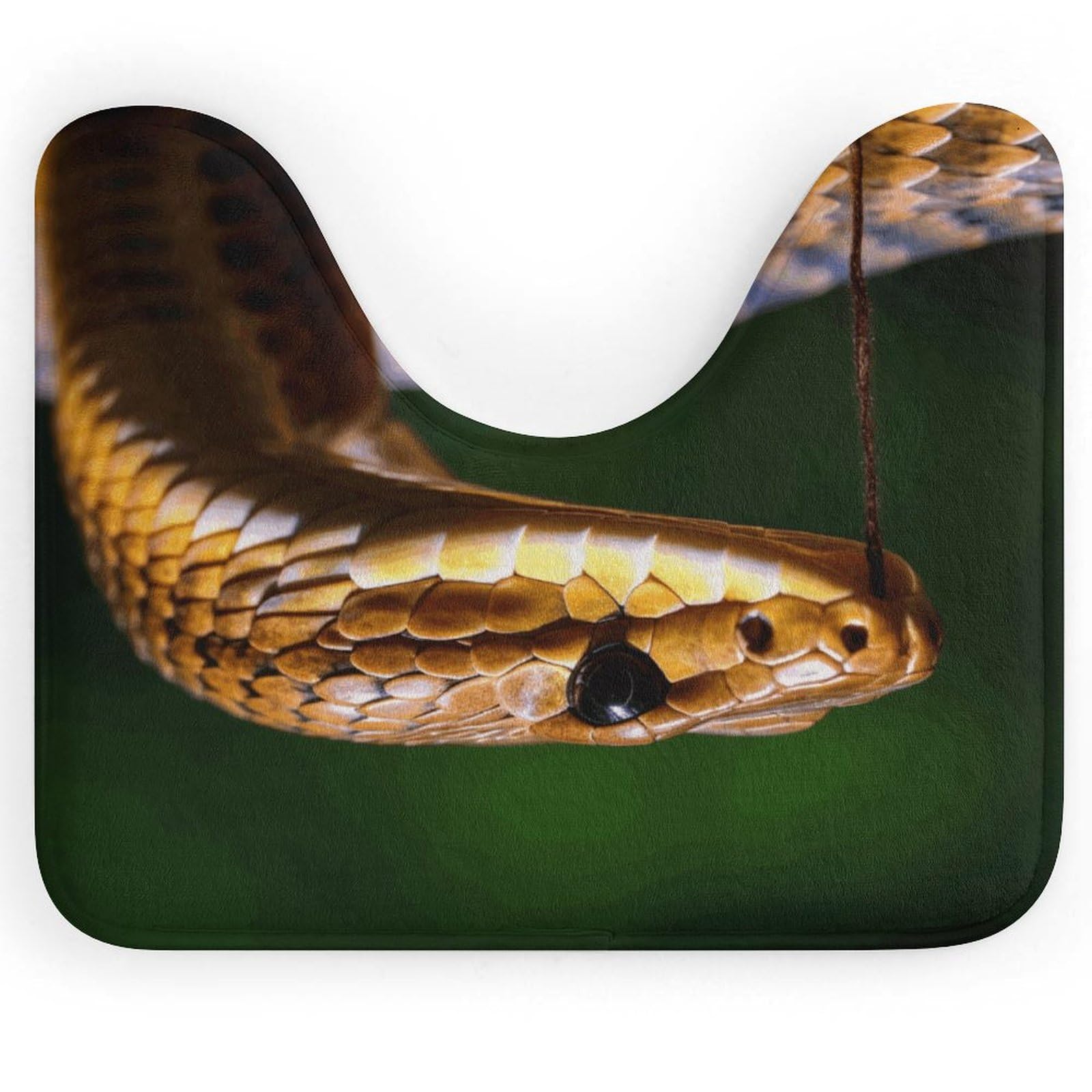 Tapis de toilette antidérapant Cobra Snake super absorbant salle de bain U