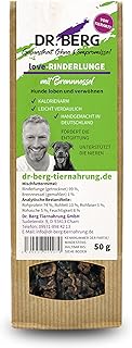 Dr. Berg Love-RINDERLUNGE mit Brennnessel: getreidefreies & gesundes Leckerli für Hunde - extra verträglich und lecker durch natürliche & hochwertige Zutaten (1 x 50 g). product image