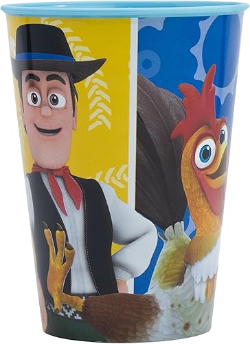 Stor El Reino Infantil Kinderbecher 260ml aus Kunststoff - Wiederverwendbar, Bru
