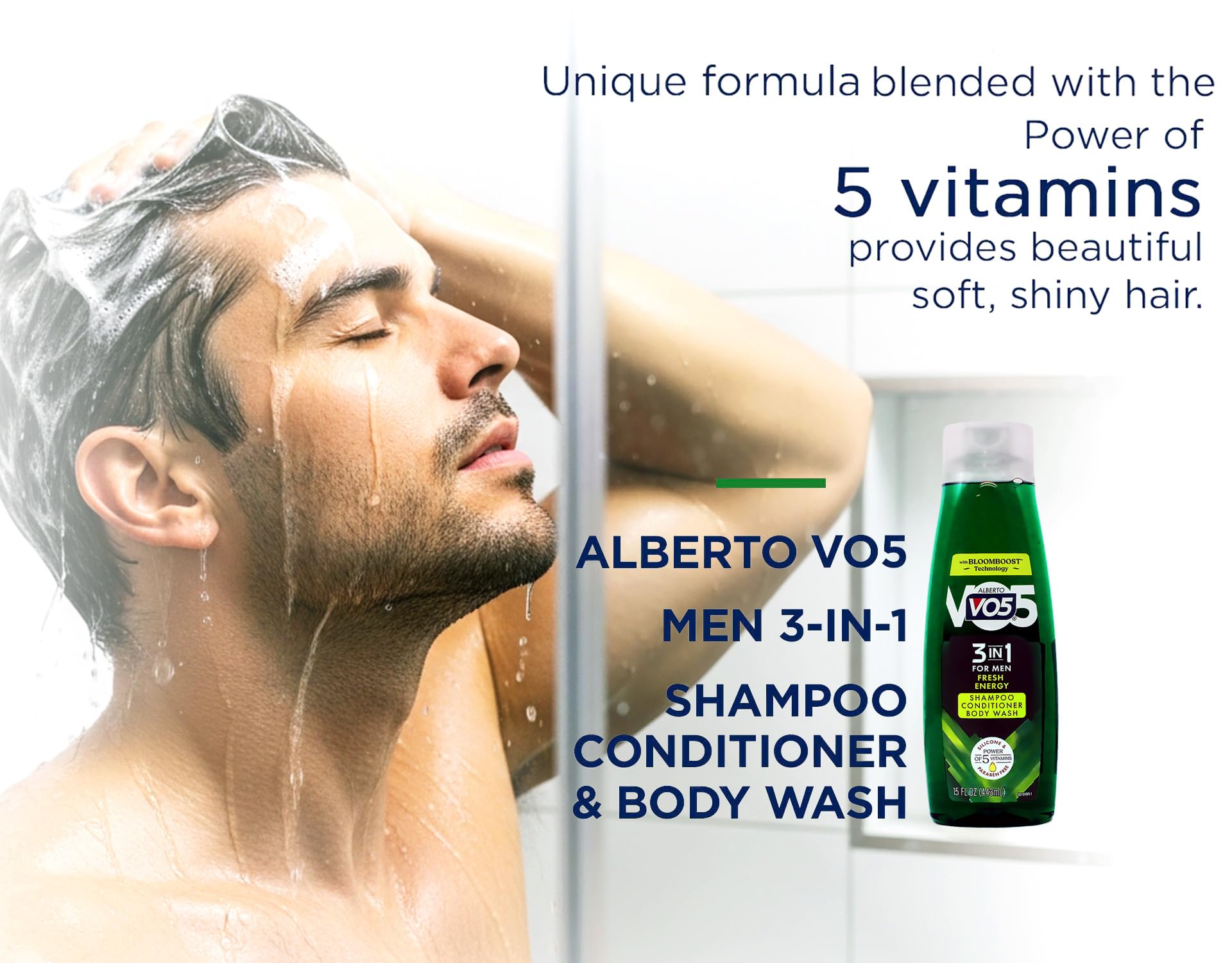 Amazon.com: Alberto VO5 Men's 3-in-1 Shampoo, Conditioner & Body