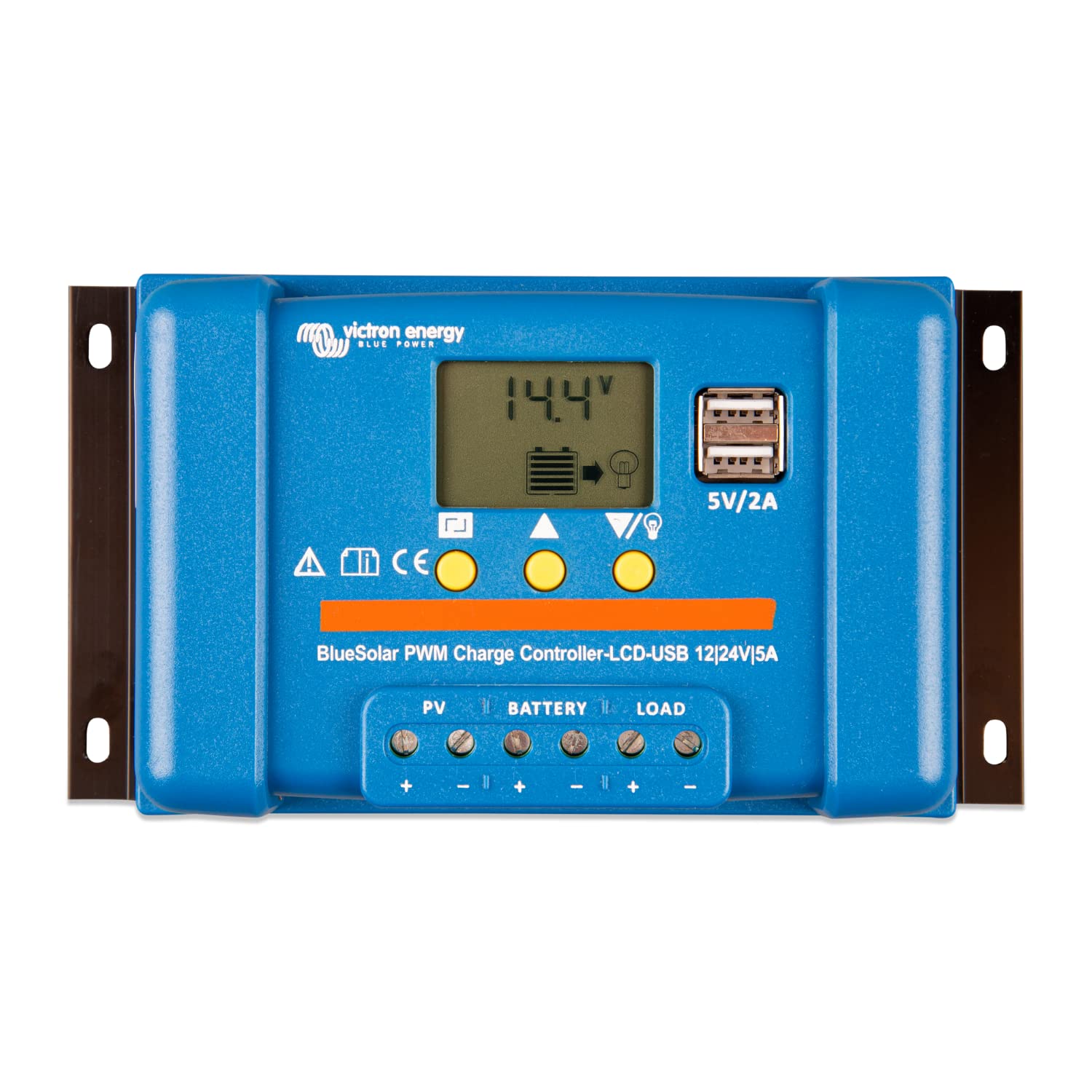 Victron Energy BlueSolar PWM-LCD&USB Contrleur de charge 5 amp 12/24 volts