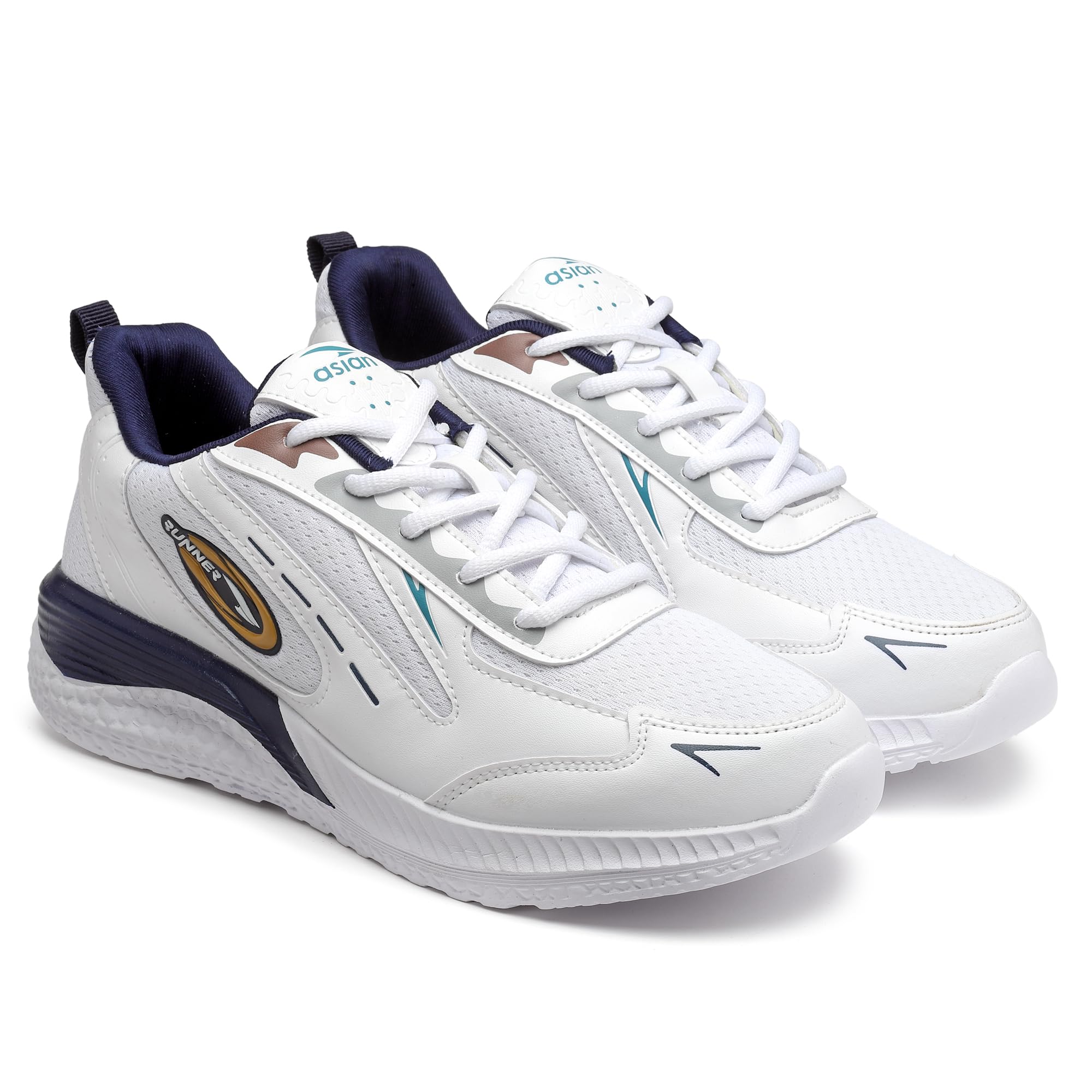 Men ORBIT-03 Running and Casual wear Running Shoes with Laces, Lightweight and Comfortable Shoes with Upper mesh Fabric and EVA Sole for Men & Boys for Sports and Gym