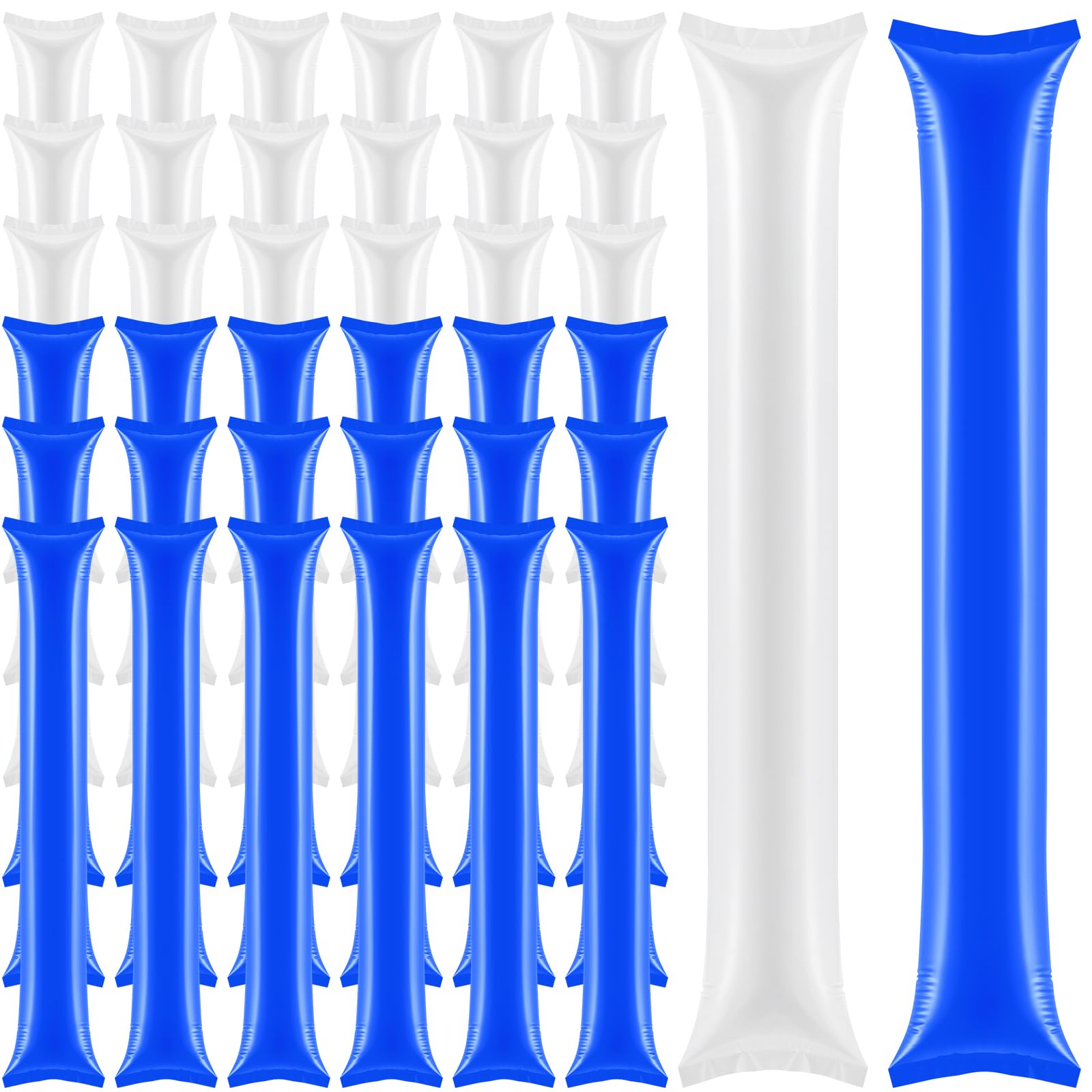 Junkin 240 Pieces Thunder Sticks Christmas Themed Gifts Cheering Cheerleading Boom Sticks Noise Makers for Sporting Events Football Game Party Sport Events Christmas Party